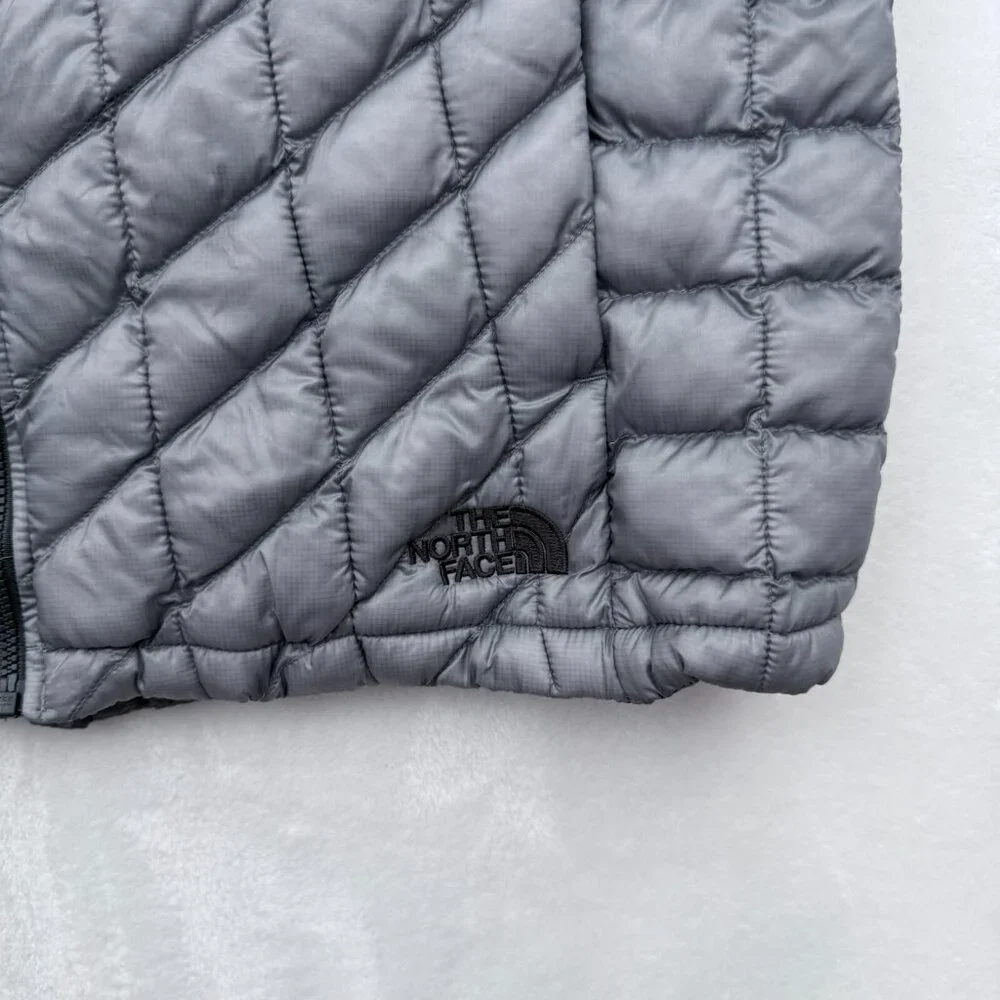 The North Face Puffer Vest Womens L Full Zip Lightweight Thermobal Line